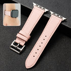 Business Cowhide Leather Strap Watchband, For Apple Watch Series 8&7 41mm / SE 2&6&SE&5&4 40mm / 3&2&1 38mm, For Apple Watch Series 6&SE&5&4 44mm / 3&2&1 42mm, For Apple Watch Series 6&SE& 5&4 40mm / 3 & 2 & 1 38mm - DealBuddy