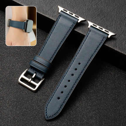 Business Cowhide Leather Strap Watchband - DealBuddy