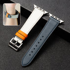 For Apple Watch Series 6&SE&5&4 44mm / 3&2&1 42mm / Dark Blue White