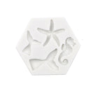 Ocean Series Big And Small Fishtail Starfish Seahorse DIY Baking Liquid Silicone Mold, Gray, Pink - DealBuddy