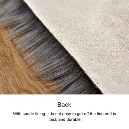 Love Heart Rugs Artificial Wool Sheepskin Hairy Carpet Faux Floor Mat Fur Plain Fluffy Soft Area Rug Tapetes