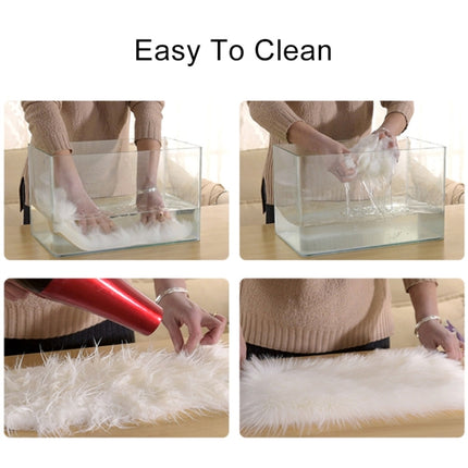 Love Heart Rugs Artificial Wool Sheepskin Hairy Carpet Faux Floor Mat Fur Plain Fluffy Soft Area Rug Tapetes