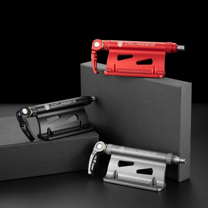 CYCLINGBOX BG-0171 Bike Aluminum Portable Quick-Removal Front Fork Fixed Frame Rear Hanging Frame Car Top Fixture Equipment - DealBuddy