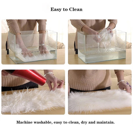 Pure Real Wool Sofa Cushion Fur Full Whole Sheepskin Carpet Window Decoration Mat, 60x90cm, 65x100cm, 65x110cm, 80x120cm - DealBuddy