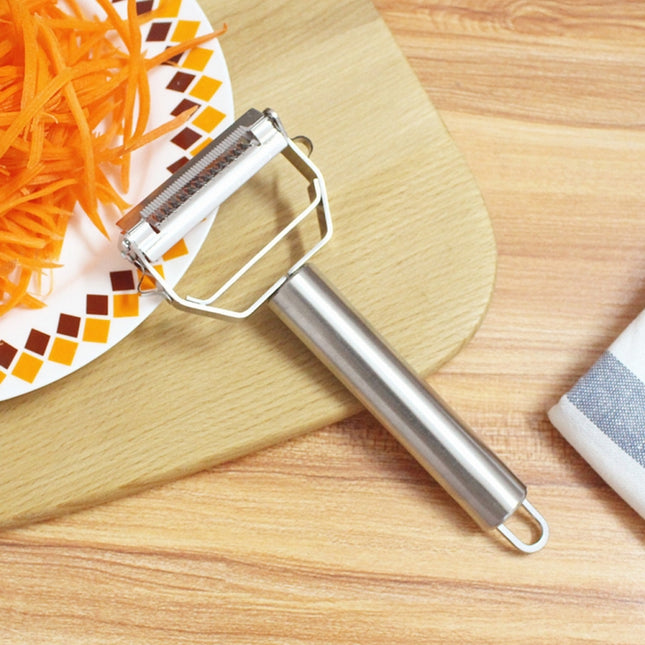 Multifunction Stainless Steel Vegetable Peeler Double Planing Grater - DealBuddy