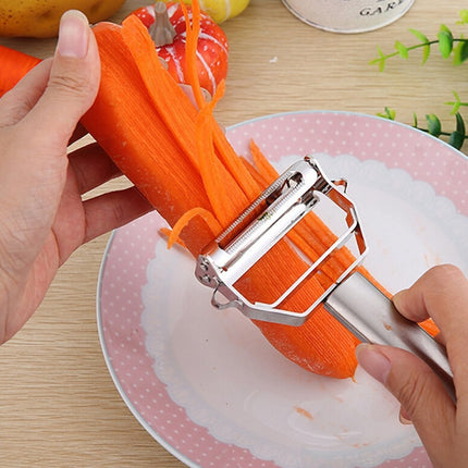Multifunction Stainless Steel Vegetable Peeler Double Planing Grater - DealBuddy