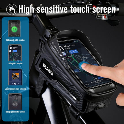 WILD MAN M20 Outdoor Cycling Bicycle Phone Touch Screen Waterproof Front Beam Bag - DealBuddy