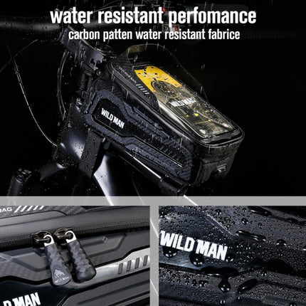 WILD MAN M20 Outdoor Cycling Bicycle Phone Touch Screen Waterproof Front Beam Bag - DealBuddy