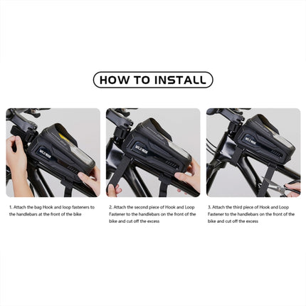 WILD MAN M20 Outdoor Cycling Bicycle Phone Touch Screen Waterproof Front Beam Bag - DealBuddy