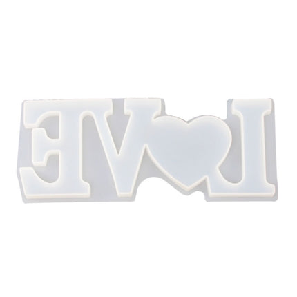 DIY Crystal Epoxy Silicone Letter Mold
