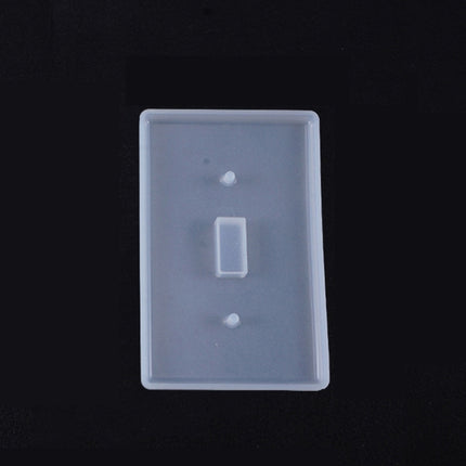 Crystal Epoxy Mirror Porous Socket Button Data Line Switch Panel Silicone Mold