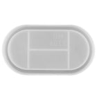 Oval Dish Silicone Mold DIY Crystal Glue Storage Box Mold