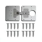 2 Repair Plates + Hinge + 16 Screws