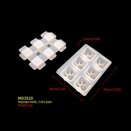 DIY Keycap Silicone Mold OEM Mechanical Keyboard Silicone Mold