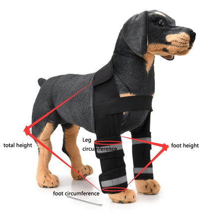 Pet Dog Leg Knee Guard Surgery Injury Protective Cover, S, M, L - DealBuddy