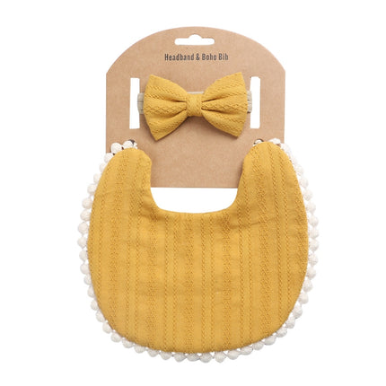 Baby Linen Cotton Printed Double-sided Saliva Towel Headband Set, DP021-1, DP021-2, DP021-3, DP021-4, DP021-5, DP021-6, DP021-7, DP021-13, DP021-9, DP021-10, DP021-11, DP021-12