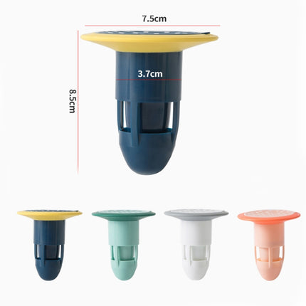 Floor Drain Deodorizer Sewer Deodorant Cover Bathroom Toilet Anti-Cockroach Insect-Proof Cover, White, Green, Pink, Blue