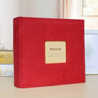 6 Inch 200 Sheets Flannel Retro Photo Album Interstitial Photo Storage Book