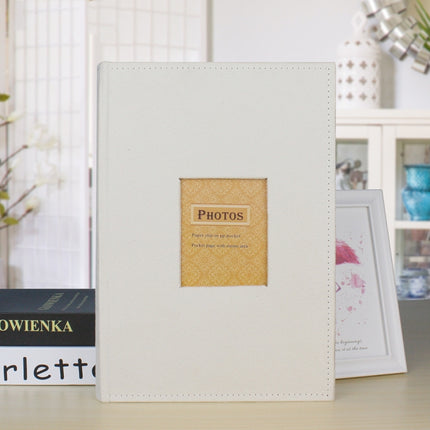 4R 6 Inch 300 Sheets Cloth Photo Album Retro Insert Photo Album Postcard Storage Photo Album