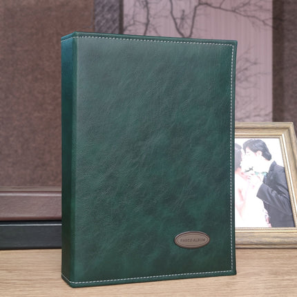 6 Inch 240 Sheets Leather Cover Photo Album Family Memorial Album Interstitial Album