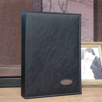 6 Inch 240 Sheets Leather Cover Photo Album Family Memorial Album Interstitial Album