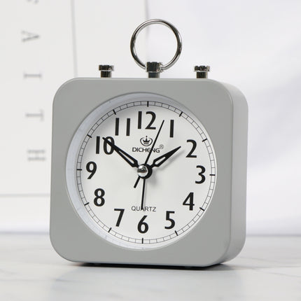 Lazy Silent Small Alarm Clock Office Home Desktop Clock