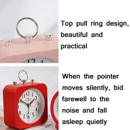 Lazy Silent Small Alarm Clock Office Home Desktop Clock