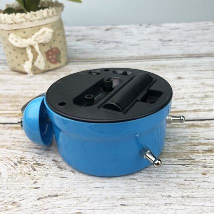 3 Inch Metal Bell Alarm Clock With Night Light Student Bedside Fashion Clock