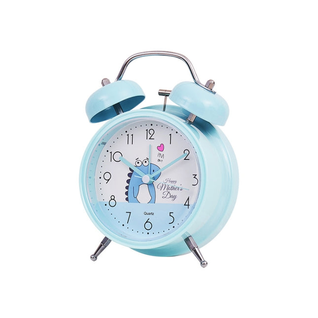 Student Cute Style Bell Alarm Clock Bedside Mute Clock With Light Specification：