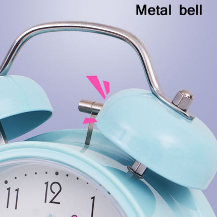 Student Cute Style Bell Alarm Clock Bedside Mute Clock With Light Specification：