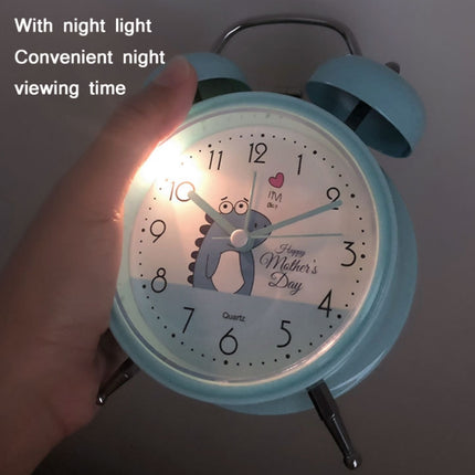 Student Cute Style Bell Alarm Clock Bedside Mute Clock With Light Specification：