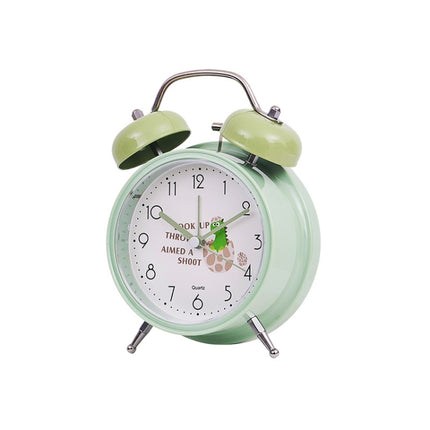 Student Cute Style Bell Alarm Clock Bedside Mute Clock With Light Specification：