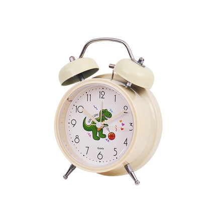 Student Cute Style Bell Alarm Clock Bedside Mute Clock With Light Specification：