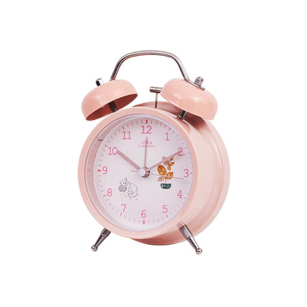 Student Cute Style Bell Alarm Clock Bedside Mute Clock With Light Specification：