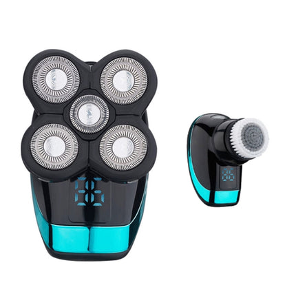 Electric Shaver Rechargeable Razor Intelligent Digital Display Bald Hair Clipper,Style: