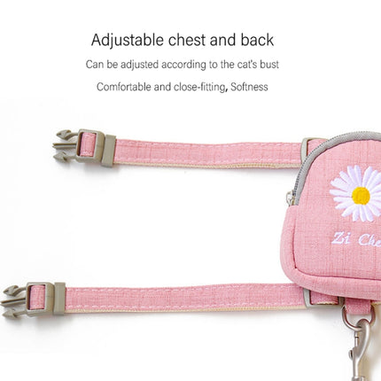 ZiChen Cat Traction Rope Small Pet Traction Embroidery Backpack, S, M, L - DealBuddy