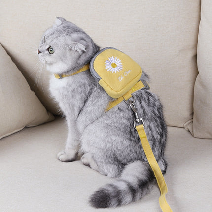 ZiChen Cat Traction Rope Small Pet Traction Embroidery Backpack, S, M, L - DealBuddy