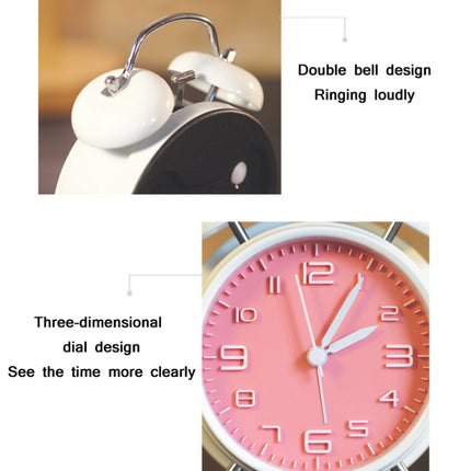 4 Inch Bedroom Bedside Stereo Digital Silent Alarm Clock With Light, White Shell Pink Surface, White Shell Blue Surface, White Shell Green Surface, White Shell Red Surface, White Shell White Surface, 4 inch convex powder shell, Blue Shell  Blue Surface... - DealBuddy