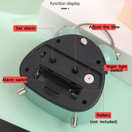Student Metal Retro Digital Alarm Clock With Light