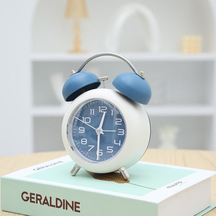 Bedroom Desktop Metal Digital Mechanical Alarm Clock Living Room Silent Clock With Night Light