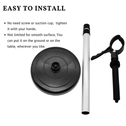 Stainless Steel Hair Dryer Storage Bracket Lazy Hair Dryer Hairdressing Bracket