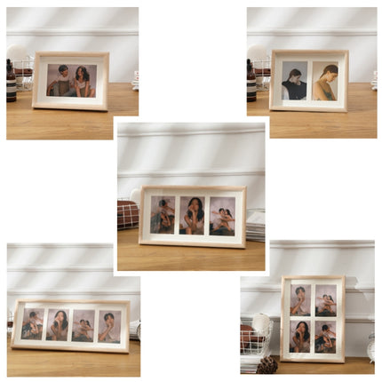 Wooden Wall-Mounted Pendulum Dual-Purpose Combination Photo Frame Style：