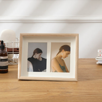 Wooden Wall-Mounted Pendulum Dual-Purpose Combination Photo Frame Style：