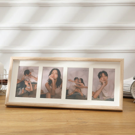 Wooden Wall-Mounted Pendulum Dual-Purpose Combination Photo Frame Style：