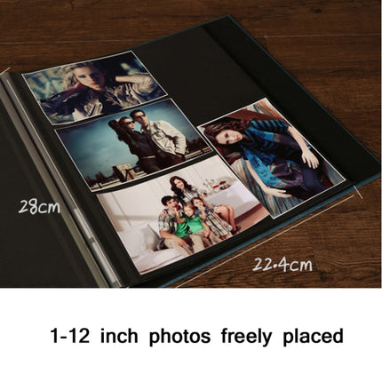 12 inch Suede Handmade DIY Pasted Film Photo Album