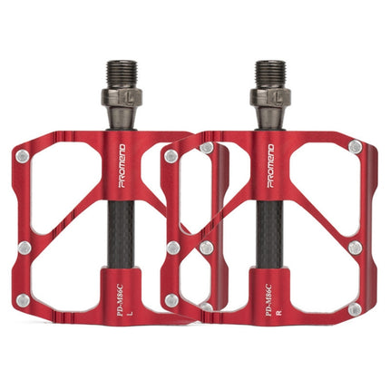 1 Pair PROMEND Bicycle Road Bike Mountain Bike 3 Palin Carbon Fiber Bearing Pedal, PD-M86C, PD-R87C - DealBuddy