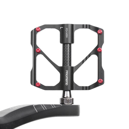 1 Pair PROMEND Bicycle Road Bike Mountain Bike 3 Palin Carbon Fiber Bearing Pedal, PD-M86C, PD-R87C - DealBuddy