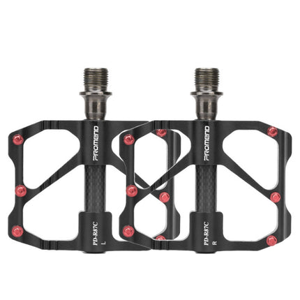1 Pair PROMEND Bicycle Road Bike Mountain Bike 3 Palin Carbon Fiber Bearing Pedal, PD-M86C, PD-R87C - DealBuddy