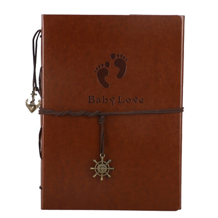 DIY Photo Scrapbook Handmade Children Growth Commemorative Album, Specification： Large Skirt Girl