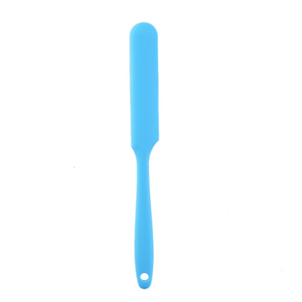Long Silicone Spatula Butter Cake Cream Scraper Baking Tool, Pink, Red, Orange, Green, Blue, Yellow, Black - DealBuddy